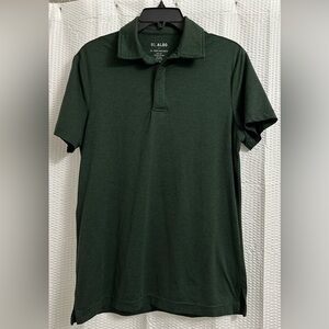 01. Algo Men's Green Polo Shirt